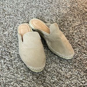 Espadrille Suede Mule